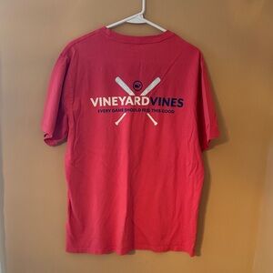 Vineyard Vines Men's Vibrant Red Short Sleeve Tee
